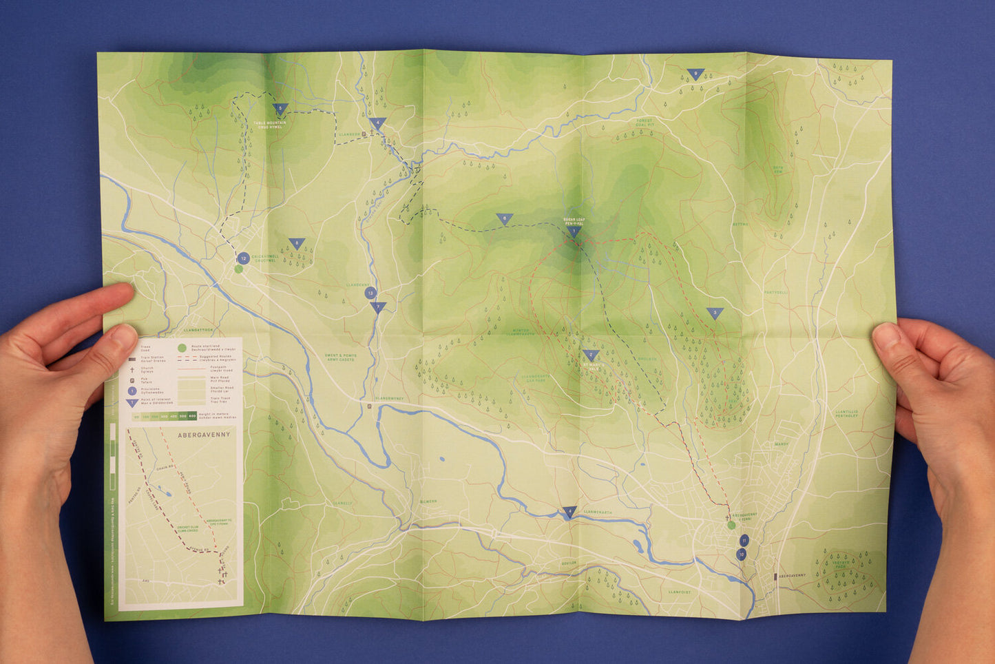 THIS WAY Abergavenny Map