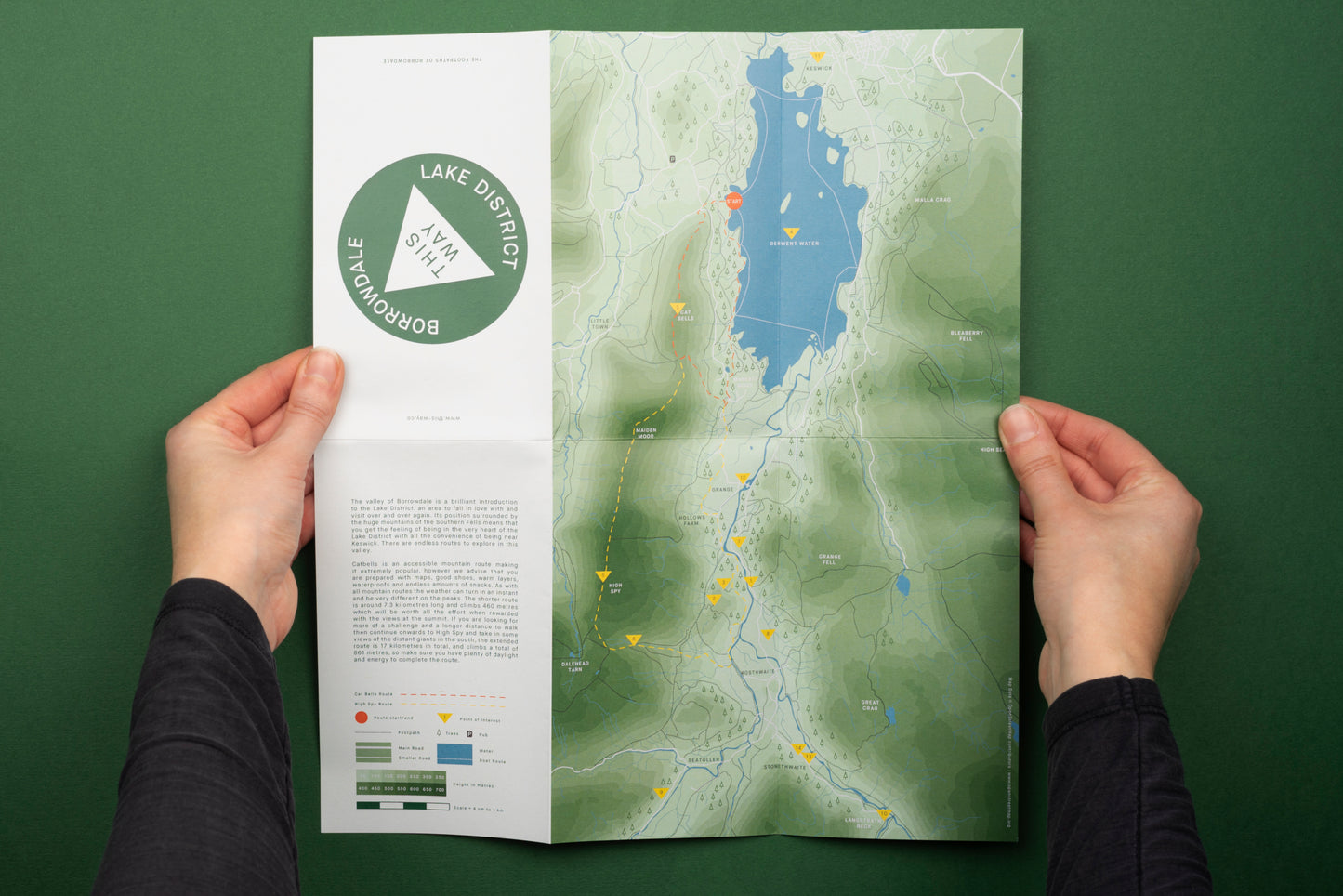 THIS WAY Borrowdale Map