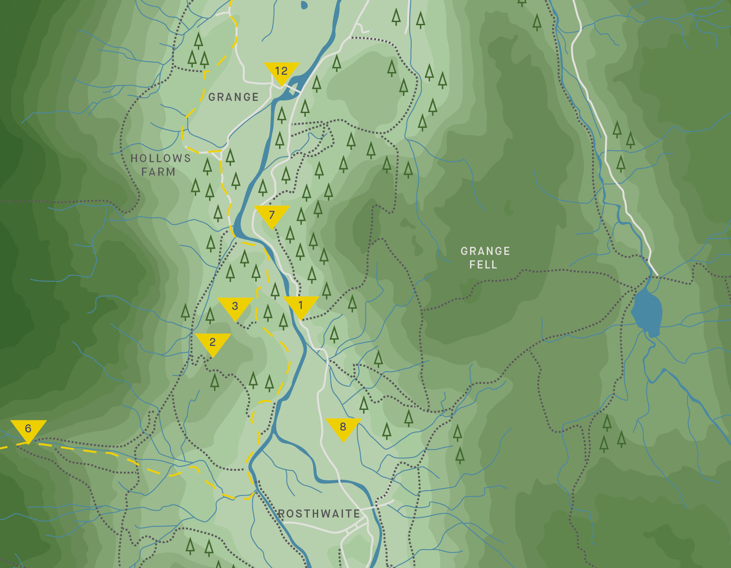 THIS WAY Borrowdale Map