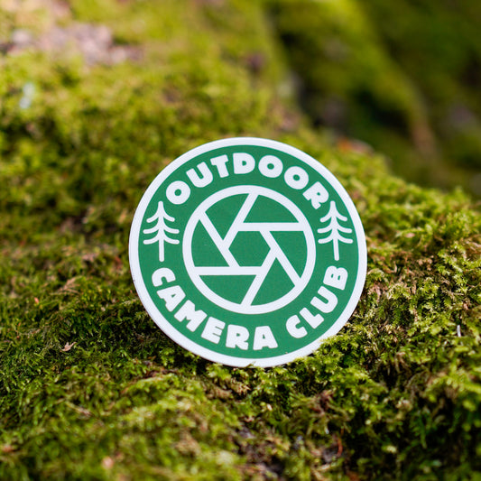 Outdoor Camera Club Logo Sticker