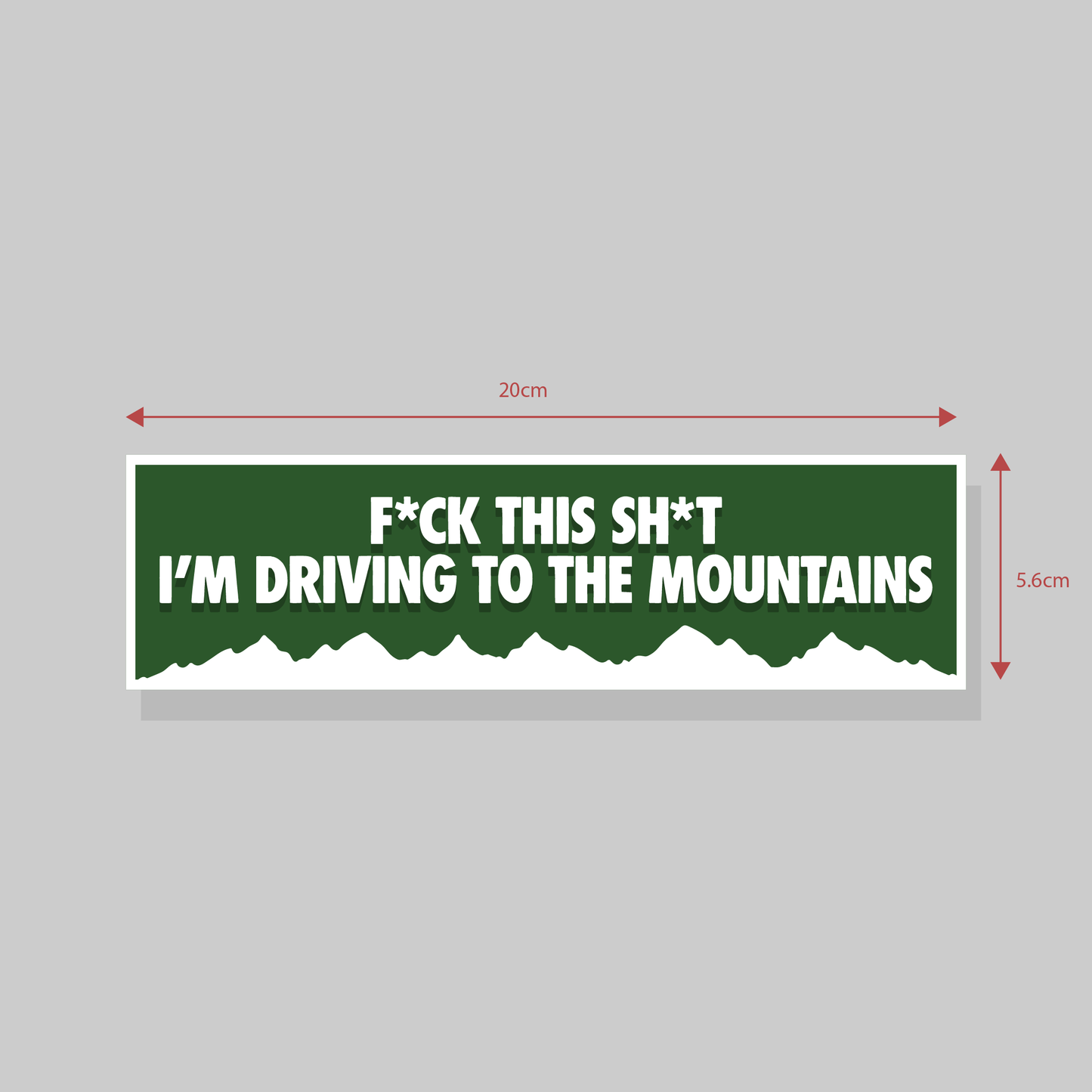 Bumper Sticker - F*CK THIS SH*T