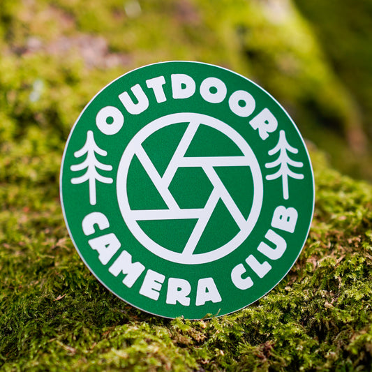 Outdoor Camera Club Large Logo Sticker