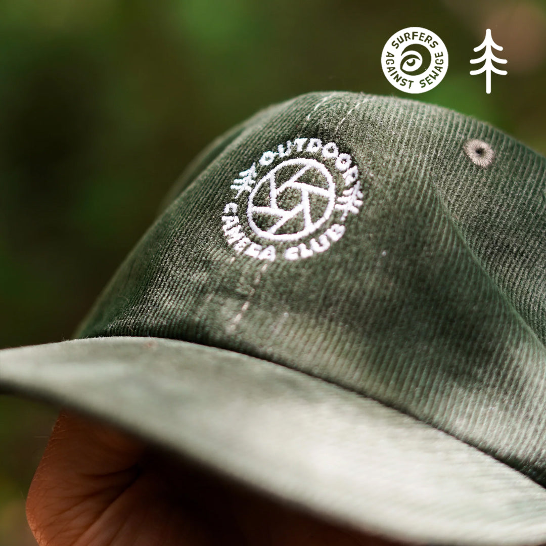 Corduroy Logo Cap - Pine