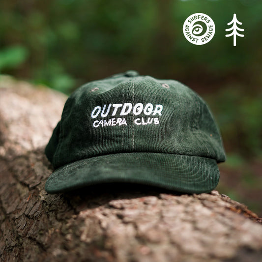 Corduroy Font Cap - Pine
