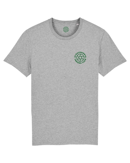 Grey Short Sleeve Logo Tee - Forest Green