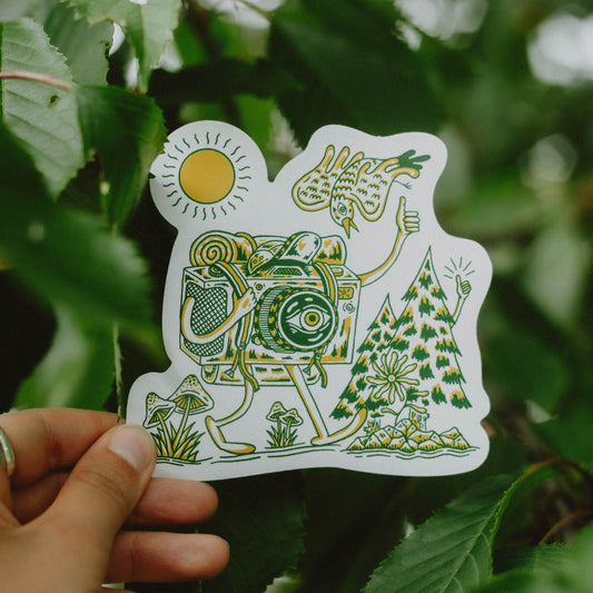 Camera Rambler Sticker