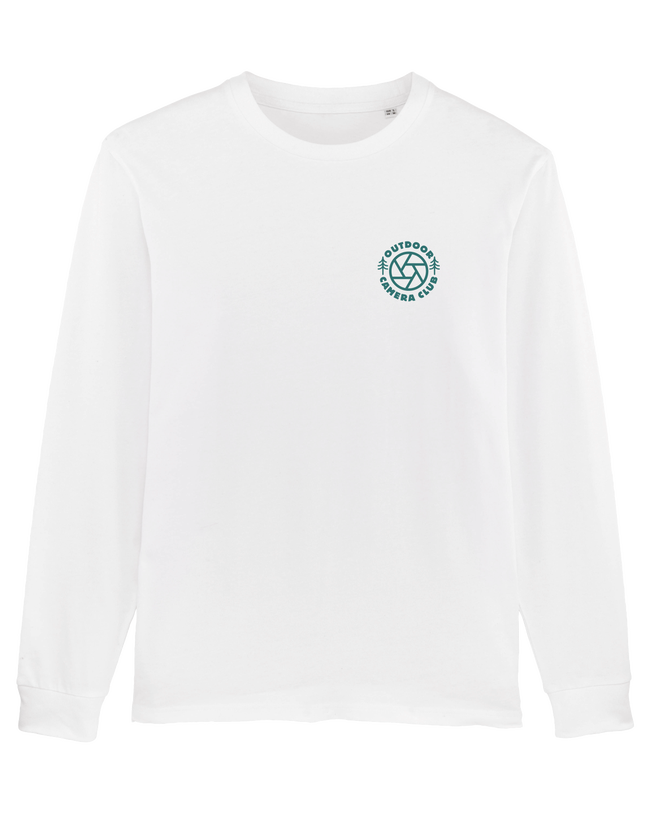 Long Sleeve Logo Tee - Sea Blue