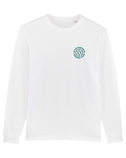 Long Sleeve Logo Tee - Sea Blue