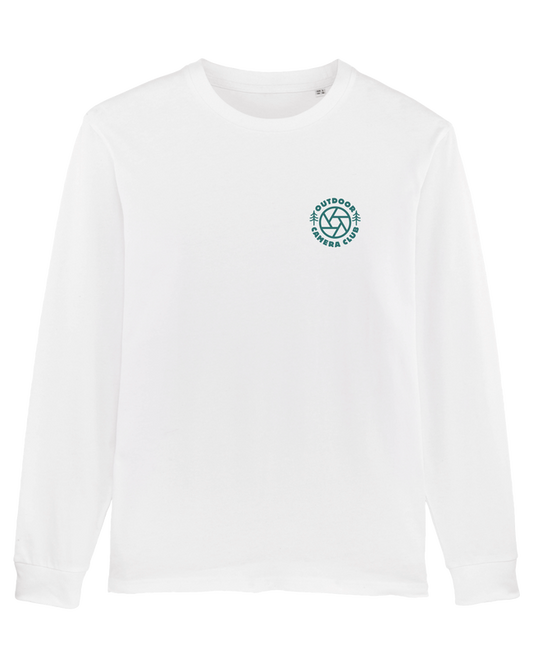 Long Sleeve Logo Tee - Sea Blue